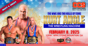 Kurt Angle Signing Banner