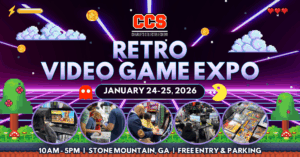 Retro Video Game Expo Banner IG Reel