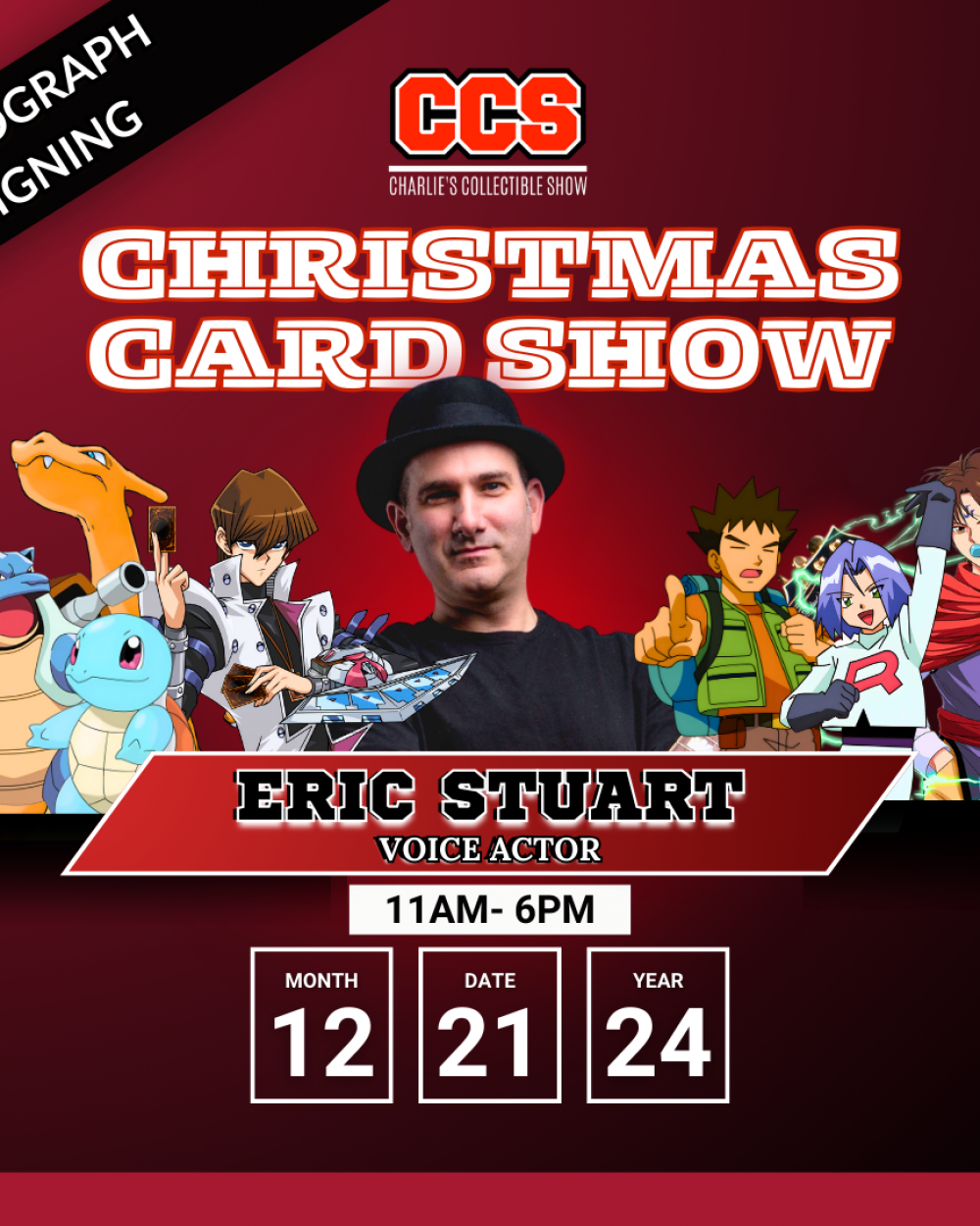 Eric 2nd CCS Christmas Card Show December