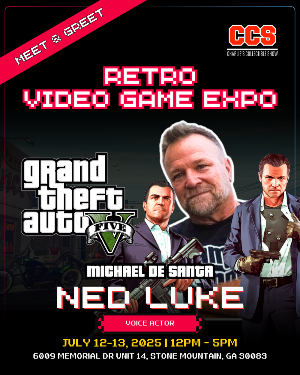 Guest Graphic - Ned Lukes CCS Retro Video Game Expo(3)